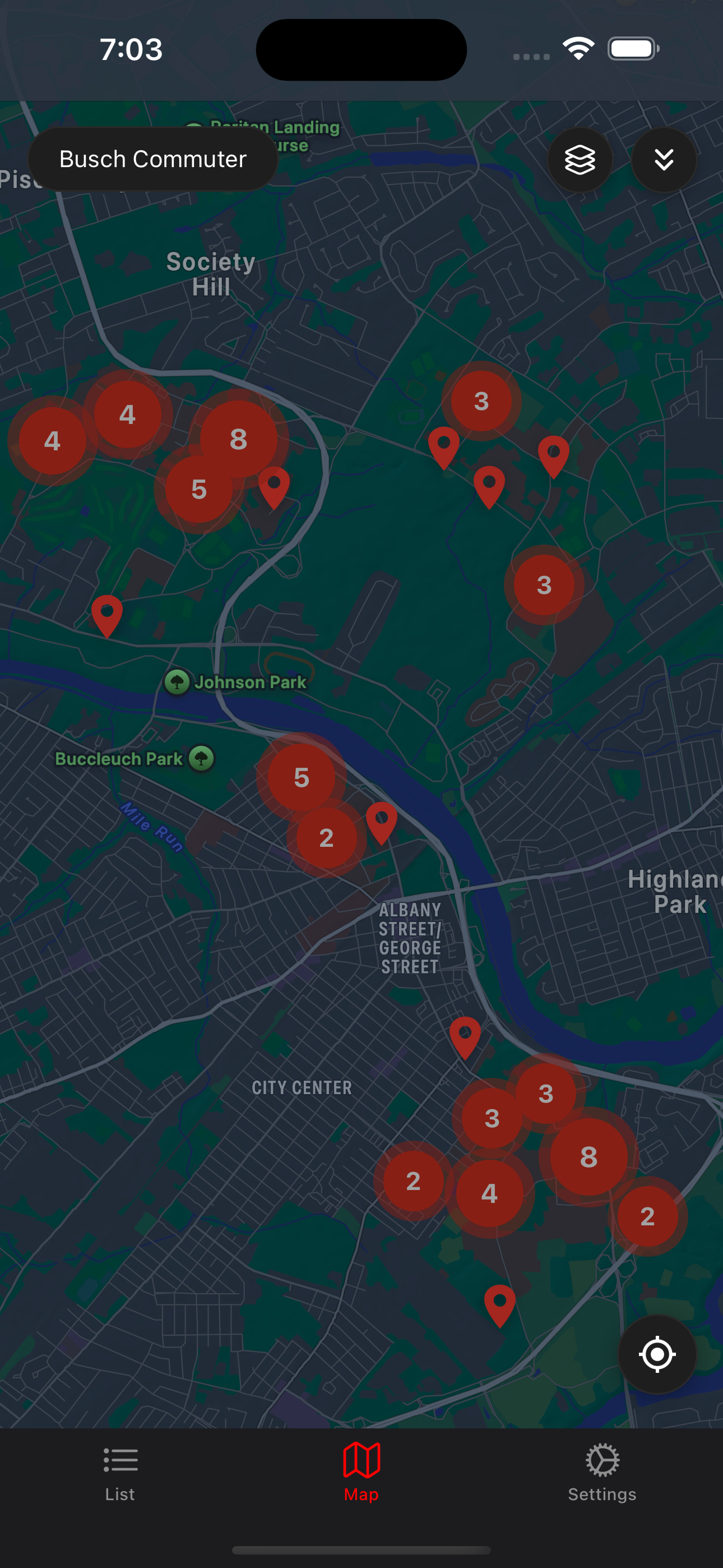ScarletParking mobile app preview